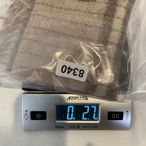 Macys NWT Vintage Wool Striped With Chevron Pattern Made In Germany Scarf Fringe - Picture 9 of 10